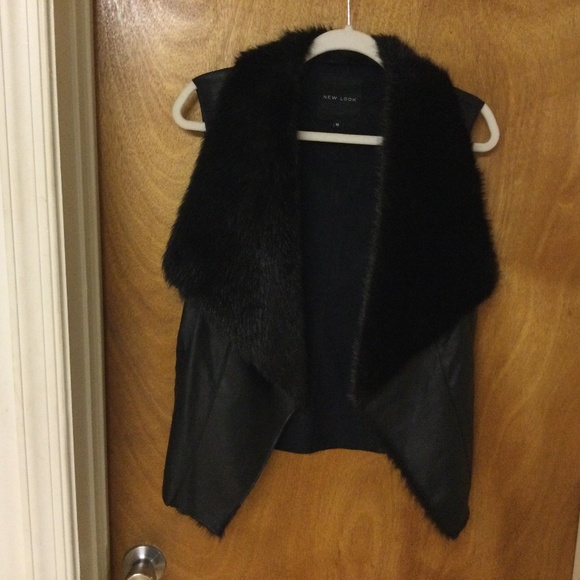 New Look Jackets & Blazers - Price drop/New look faux leather/faux fur collar